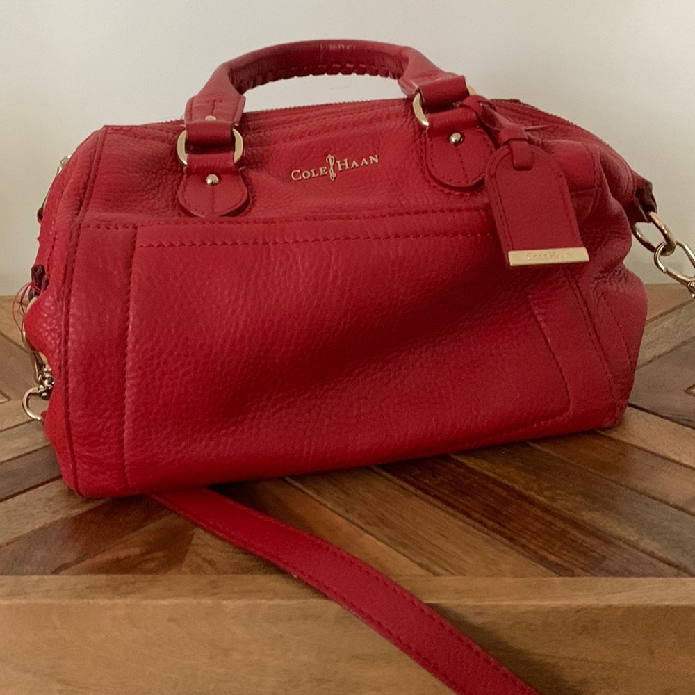 Red Cole Haan handbag